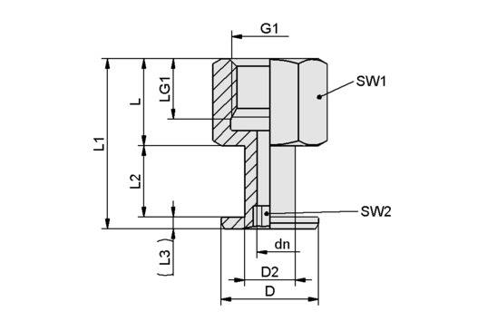 SA-NIP N011 G1/4-IG DN350
