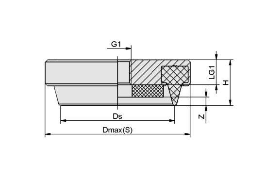 SPK 55 MOS EPDM-15 G1/4-IG