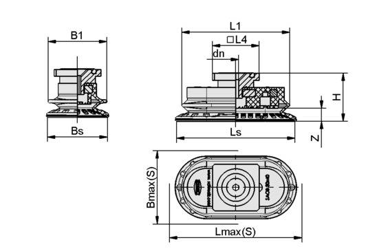 SAOB 110x55 NBR-60 RA
