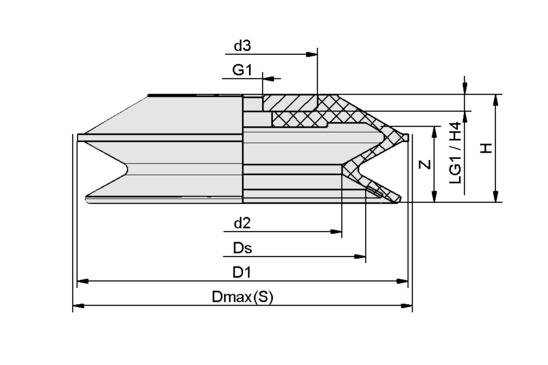 FSGPL 100 NBR-55 G1/2-IG DR