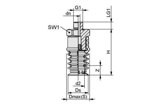 SPB4 20 SI-55 G1/4-AG