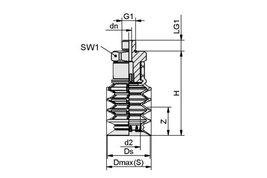 SPB4 30 SI-55 G1/4-AG