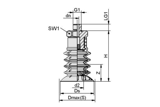 SPB4f 50 SI-55 G1/2-AG