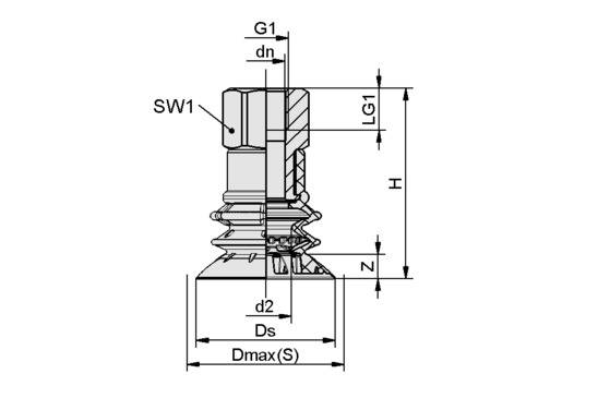 SPB2f 50 SI-55 G1/4-IG SPB2f 50 SI-55 G1/4-IG
