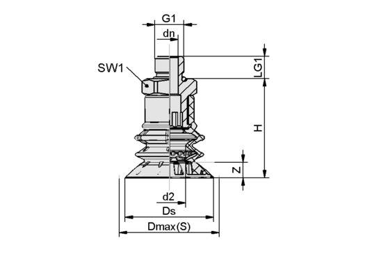 SPB2f 30 SI-55 G1/4-AG