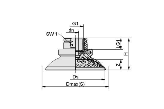 SAX 115 ED-85 G3/8-IG