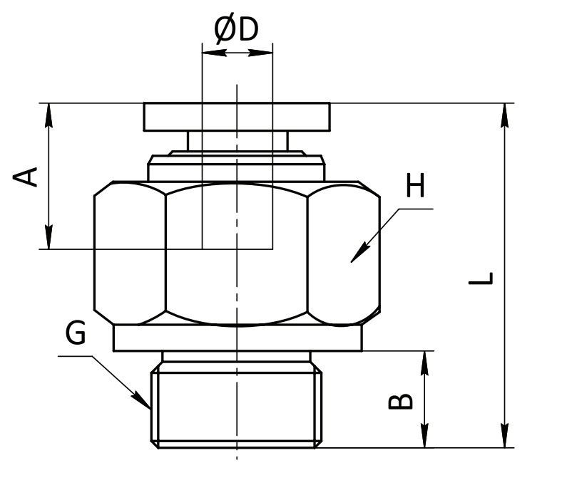 SF-EPC 10G04 Фитинг