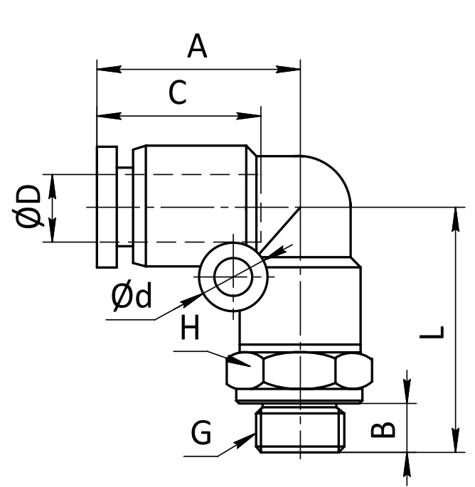 SF-EPL 8G01 Фитинг