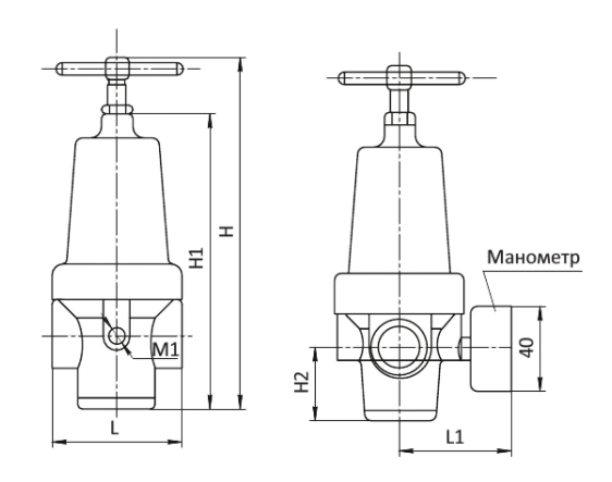 Регулятор SA-RH-25 G1" Регулятор SA-RH-25 G1"