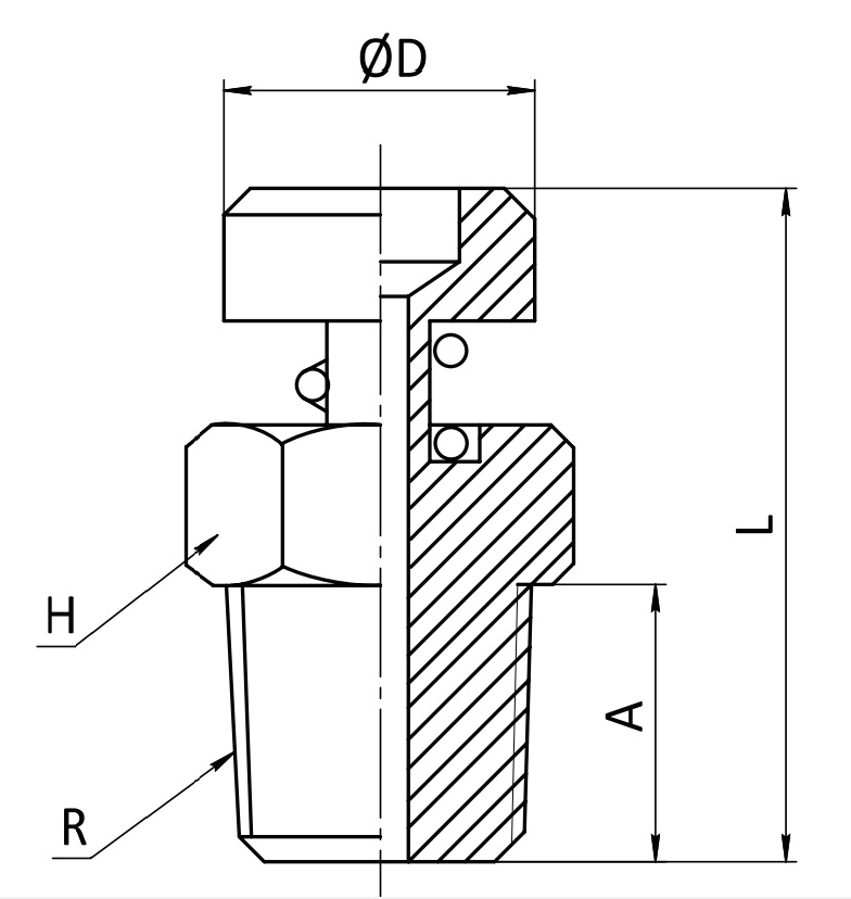 Дроссель-глушитель SF-BESLD-04 R1/2"
