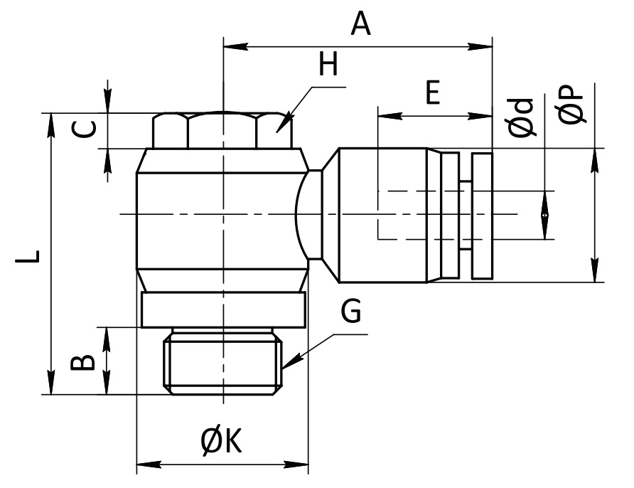 SF-EPH 8G02 Фитинг