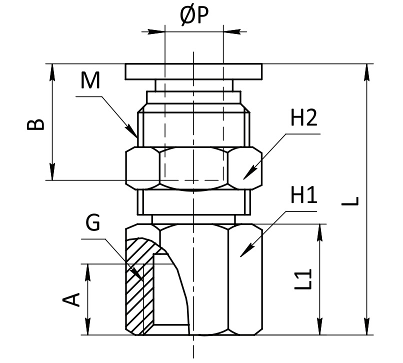 SF-EPMF 8G02 Фитинг