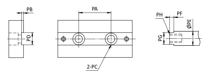 Пневмоцилиндр SC-TN-25x30-S