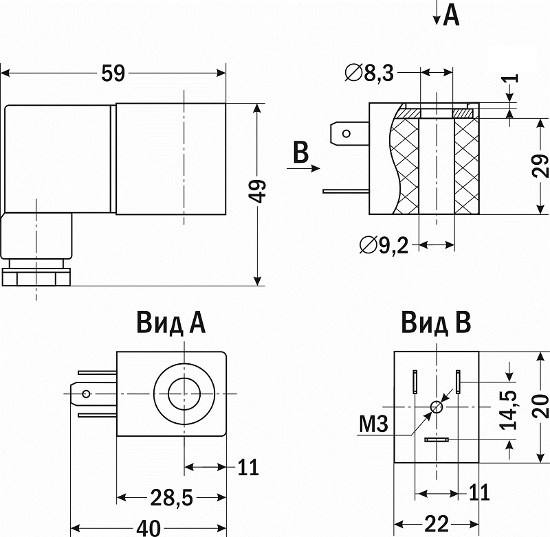 Катушка SV-COIL-AC220-6.0