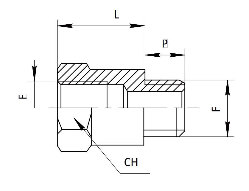 SF-Z2525 1/8-36 Фитинг