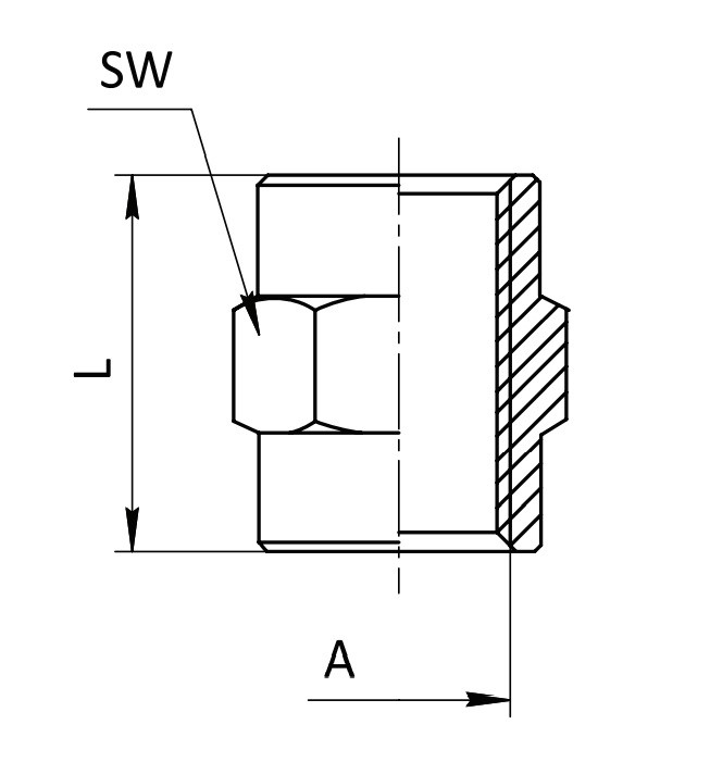 SF-Z2543 1/8 Фитинг