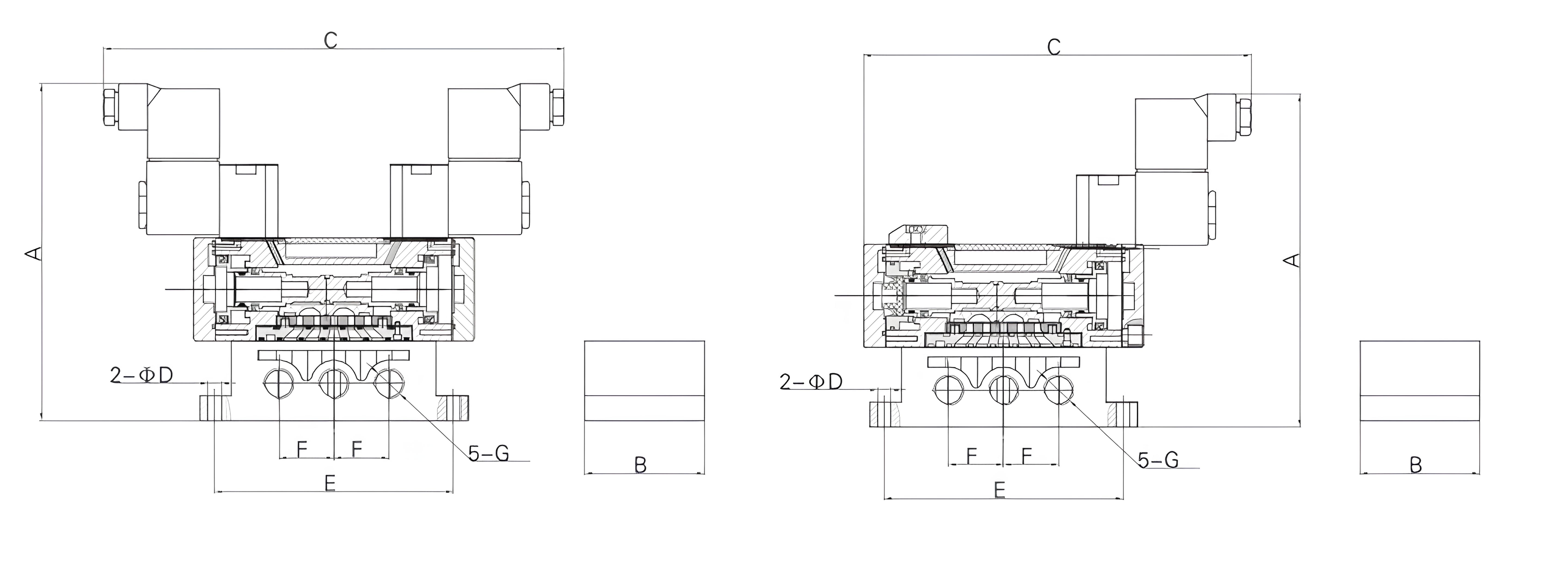Распределитель SV-P-ES-52-1 ISO 1