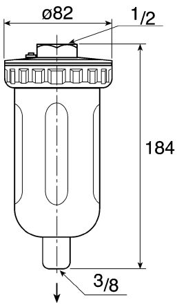 Конденсатоотводчик магистральный SA-EAD402-F04