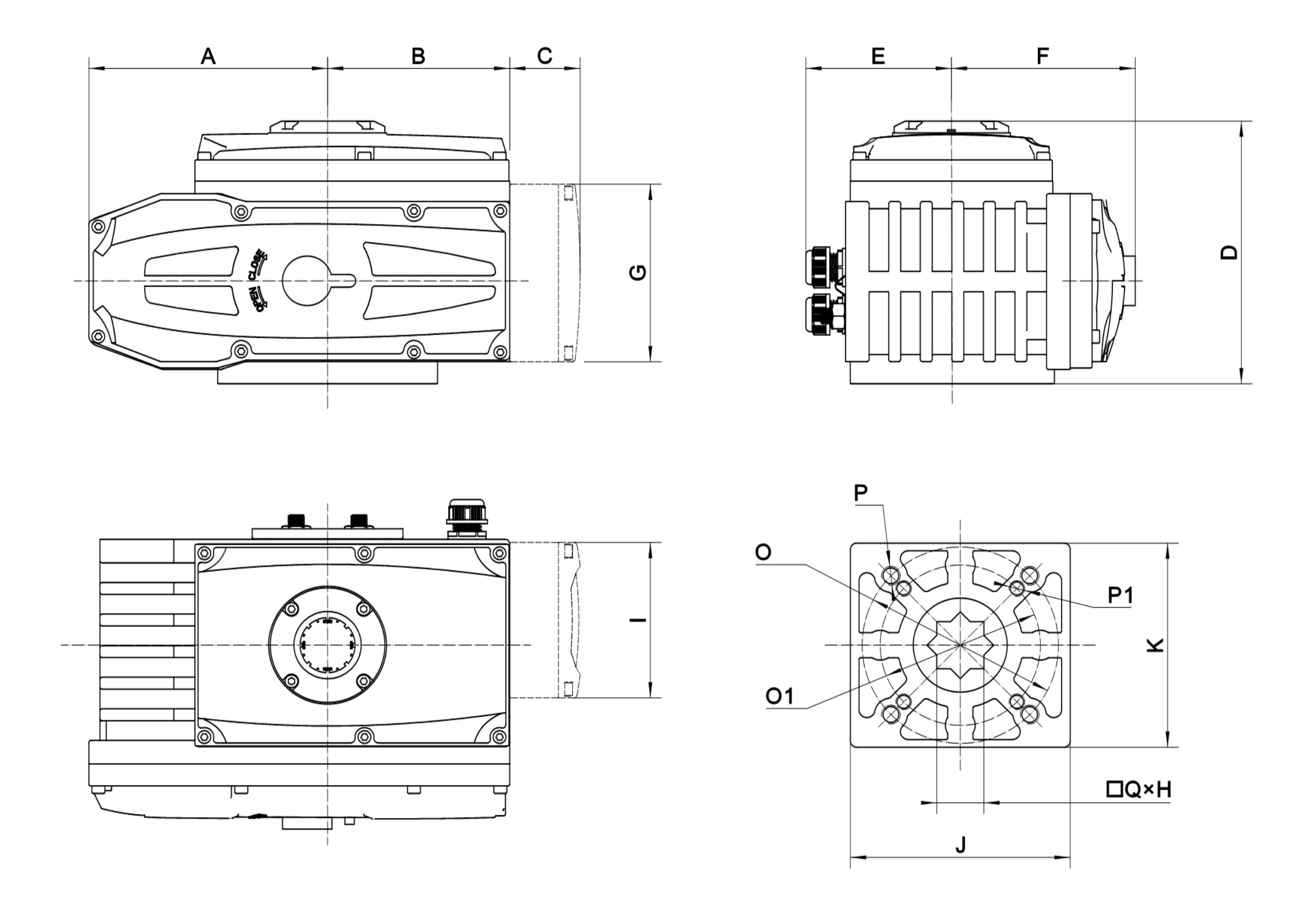 Электропривод SC-ODL08-DC24V