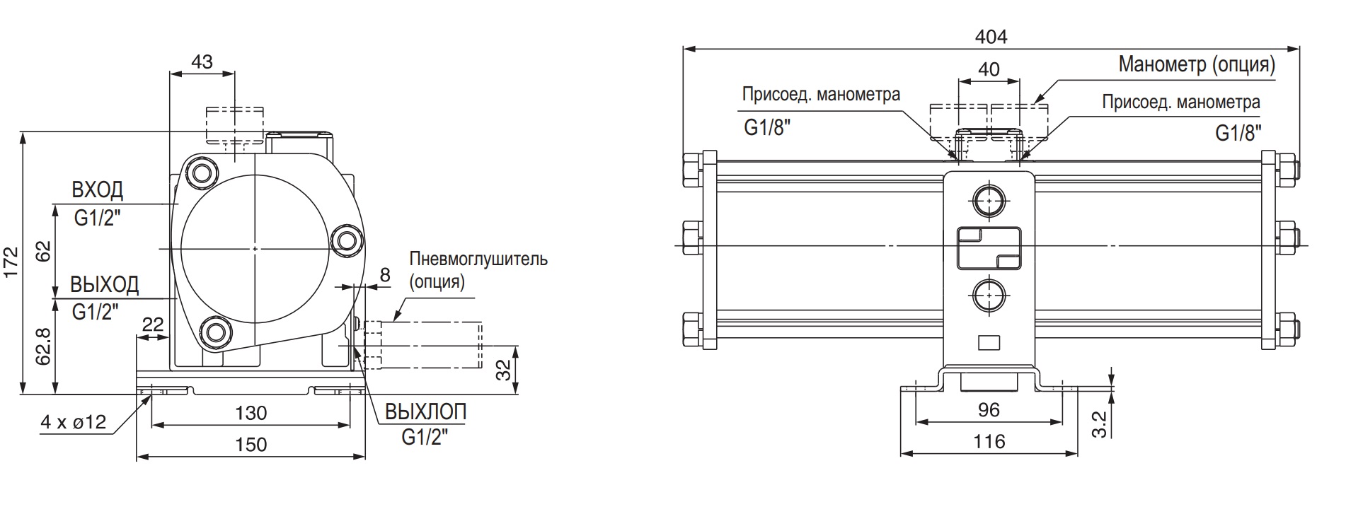 Усилитель давления SCC-VBA42A-F04 G1/2" Усилитель давления SCC-VBA42A-F04 G1/2"