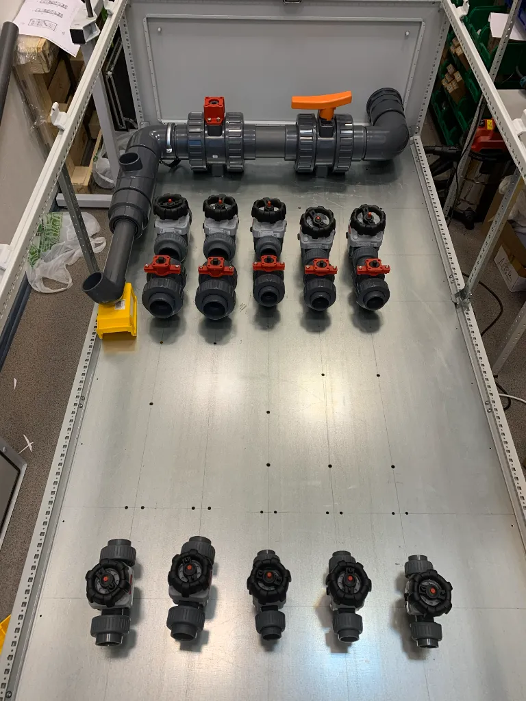 Примеряем арматуру