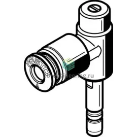 VFOC-S-S4-Q4 559723 FESTO - Дроссель с обратным клапаном, 4 мм-4 мм (втулка), для распределителя, изображение 1