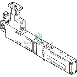 VABF-S4-2-R2C2-C-10E 560763 FESTO - Блочный регулятор, ISO 15407-2, ISO 02 (18 мм), изображение 1