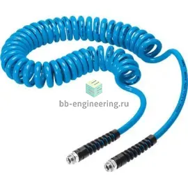 PUN-12X2-SG-4,8-BL-3/8 533466 FESTO - Шланг спиральный полиуретановый 11.7 мм, синий, изображение 1