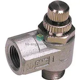 AS1400-M3 SMC - Дроссель с обратным клапаном, M3, для привода, изображение 1