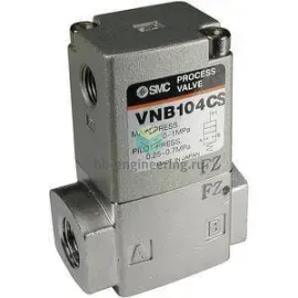 EVNB104B-F6A SMC - Клапан седельный, G1/8, ДУ 7, бронзовый, 2/2 НЗ, изображение 1