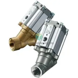 VXB215AHA SMC - Клапан седельный, G3/8, ДУ 11, бронзовый, 2/2 НЗ, изображение 1