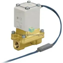 VXS235DGA SMC - Клапан электромагнитный, 3/8" (трубка), двухходовой (2/2) НЗ, 24 V DC, нерж., изображение 1
