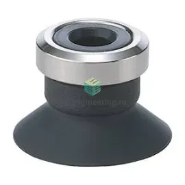 ZP20UN SMC - Присоска вакуумная круглая плоская, 20 мм, резина NBR, без держателя, изображение 1