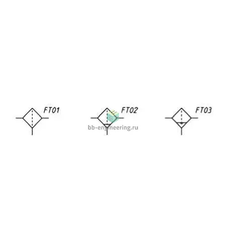 MX2-3/8-F00 CAMOZZI - Фильтр, G3/8, 25 мкм, полуавт. конд.-отвод, изображение 2