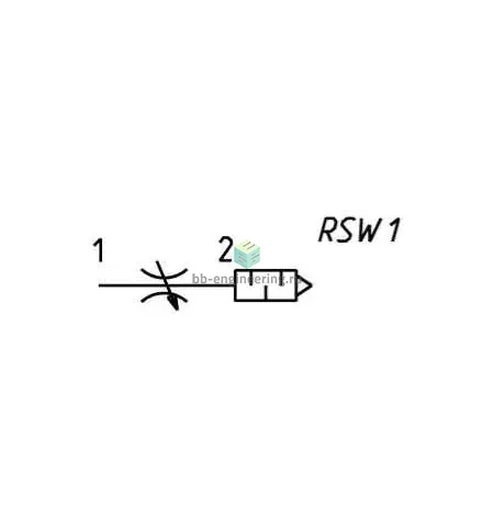 RSW 1/8 CAMOZZI - Дроссель с глушителем, G1/8, изображение 2