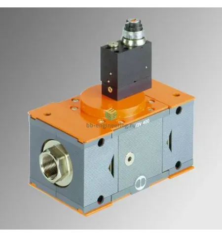 V3V 400 1 1/4 6269010 METAL WORK - Отсечной клапан ручной, G1 1/4, 3/2 бист., изображение 1