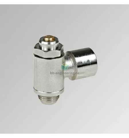 MRF O F C 3/8 3/8 9001022C METAL WORK - Дроссель с обратным клапаном, G3/8, для привода, изображение 1