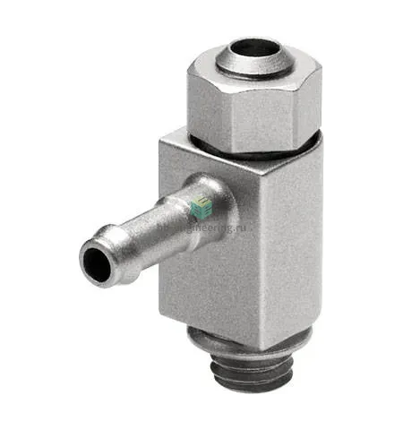 GRLA-M5-PK-3-B 151161 FESTO - Дроссель с обратным клапаном, M5-3 мм (трубка внутр.), для привода, изображение 1
