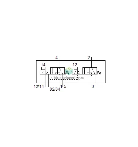 VUVG-B10-T32C-MZT-F-1P3 574364 FESTO - Распределитель электр. упр., 2X3/2 НЗ, 24 VDC, изображение 2