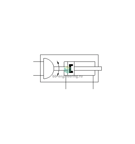 DSL-20-100-270-CC-A-S2-KF-B 556643 FESTO - Линейно-поворотный привод, 20X100 мм, двуст. шток, изображение 2