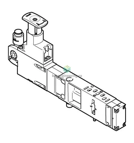 VABF-S4-2-R3C2-C-10 540157 FESTO - Блочный регулятор, ISO 15407-2, ISO 02 (18 мм), изображение 1