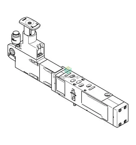VABF-S4-1-R2C2-C-10E 560764 FESTO - Блочный регулятор, ISO 15407-2, ISO 01 (26 мм), изображение 1