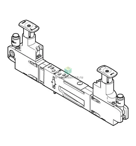VABF-S4-2-R4C2-C-10 540165 FESTO - Блочный регулятор, ISO 15407-2, ISO 02 (18 мм), изображение 1