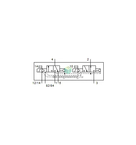 VMPA2-M1H-H-S-G1/8-PI 537979 FESTO - Распределитель электр. упр., 2X3/2 НO/НЗ, G1/8, 24 VDC, изображение 2