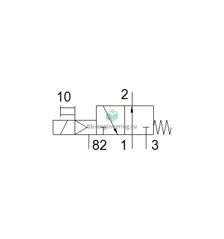 MOEH-3/2-1/8-B 173428 FESTO - Распределитель электр. упр., 3/2 НО, G1/8, 24 VDC, изображение 2