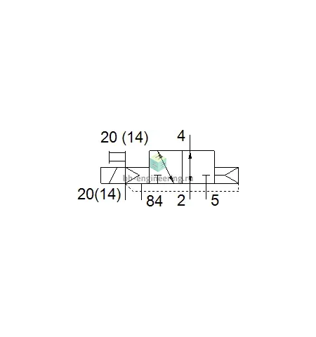 CDVI5.0-MT2H-1X3OLS-EXT 547014 FESTO - Распределитель электр. упр., 3/2 НО, 24 VDC, изображение 2