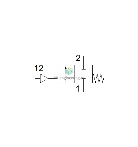 VZXF-L-M22C-M-B-G2-450-M1-V4V4T-80-5 1002532 FESTO - Клапан седельный, G2, ДУ 45, нерж., 2/2 НЗ, изображение 2