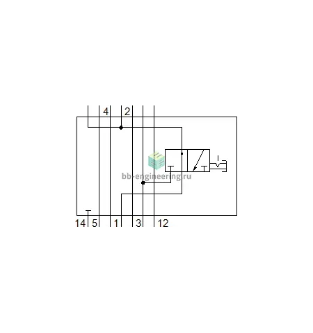 VABF-S2-1-L1D1-C 546096 FESTO - Вертикальная изолирующая плита, ISO 5599-2, ISO 1, изображение 2