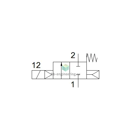 VZWE-E-M22C-M-G212-620-H 1281702 FESTO - Импульсный клапан, G2 1/2, электр. упр., без катушки, изображение 2
