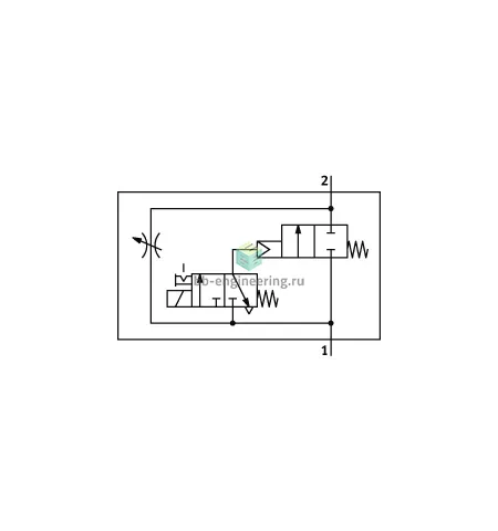 MS6-DE-1/4-10V24 542564 FESTO - Клапан плавного пуска электр. упр., G1/4, 24 V DC, 3/2 НЗ, изображение 2